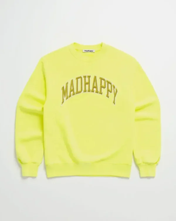 Madhappy Crewneck Yellow Sweatshirt