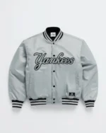 Madhappy Yankees Down Baseball Gray Jacket